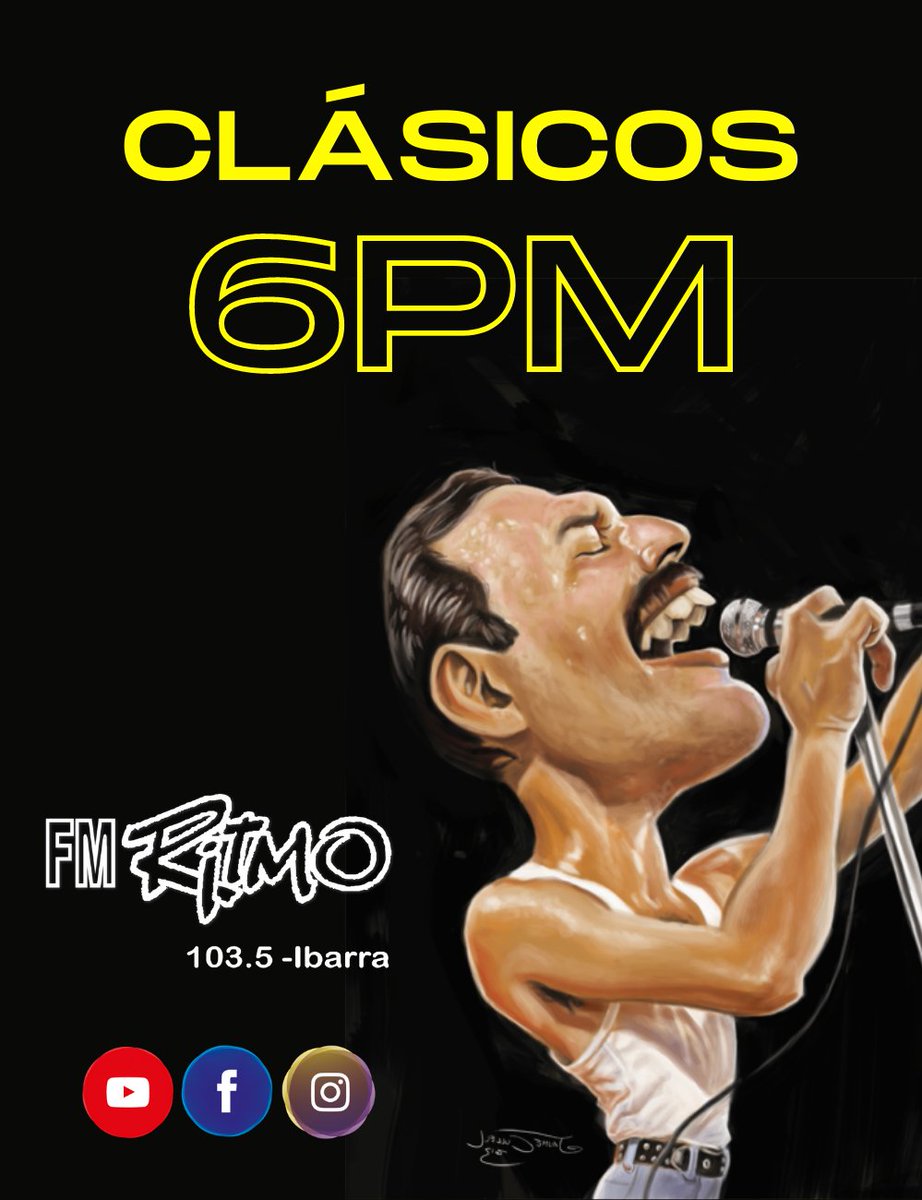 fmritmo's tweet photo. La música que nunca pasará de moda, Clásicos de #fmritmo.
Disfrútalos a diaro!
#fmritmo #fmritmoibarra #cadadiajuntoati #laradiodeibarra #laprimerafmdeibarra #24horas #juntos #ibarra #desdeibarra #paraibarra #35años https://t.co/psppKK8NQx