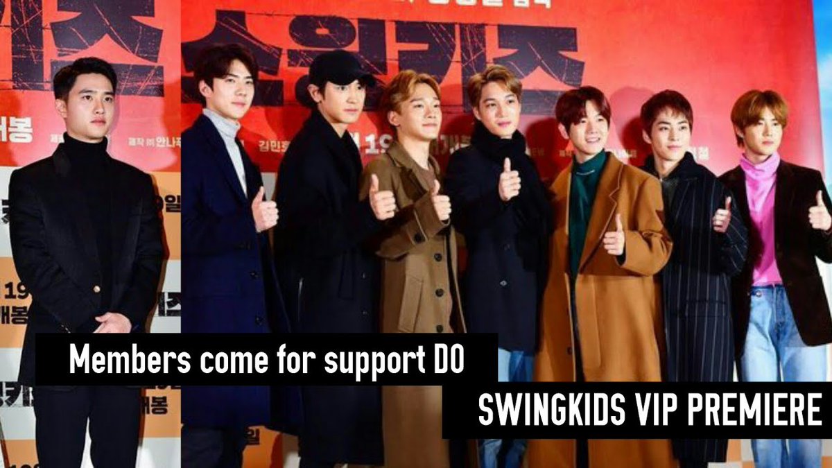 EXO in swing kids premiere