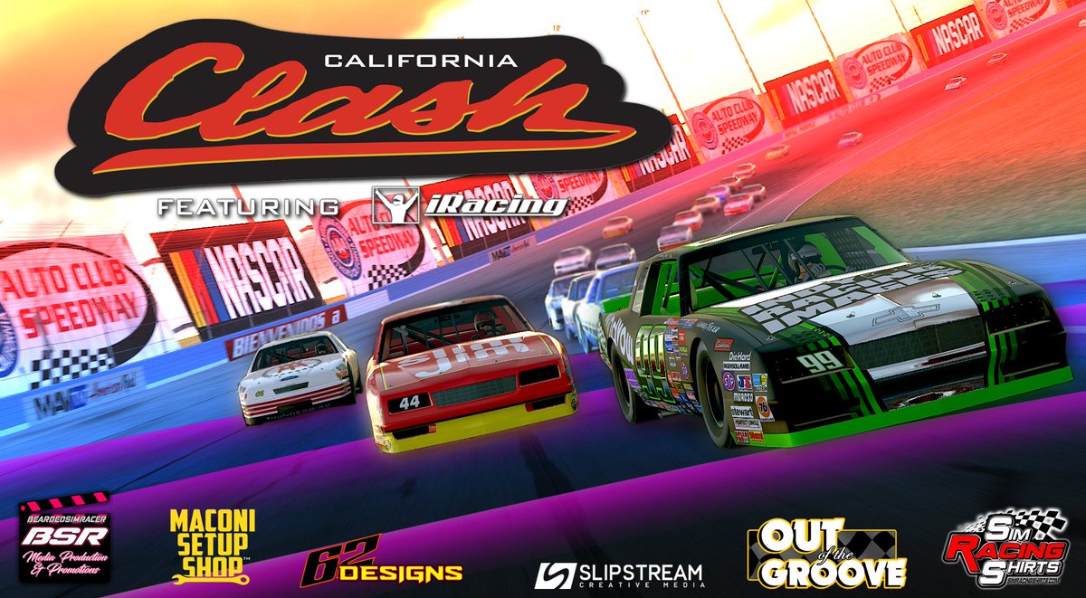 SimRacingShirts's tweet photo. What a show at the #CaliforniaClash! These guys are putting on a show! https://t.co/iCF9rZYwvR