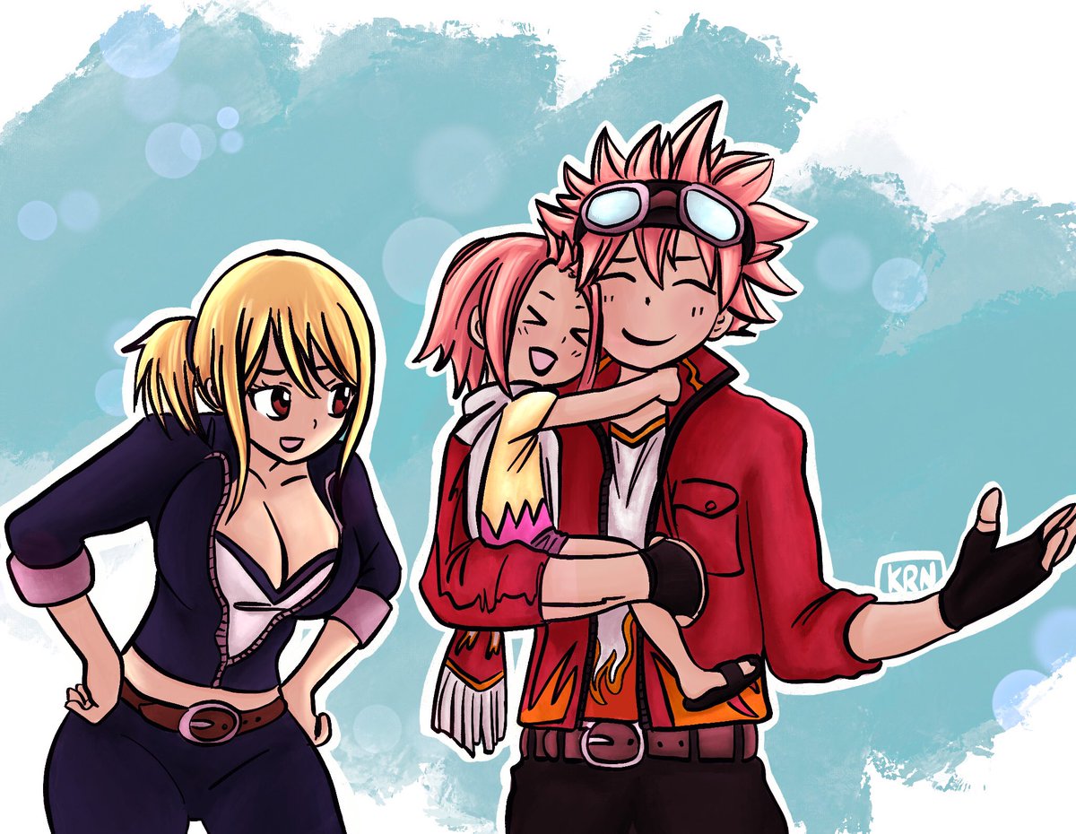 KRN_ft's tweet photo. Draigon Family ❤️✨
#FairyTail #FairyTail100YearsQuest #EdoNalu #DraigonFamily https://t.co/0pWru5DNv2