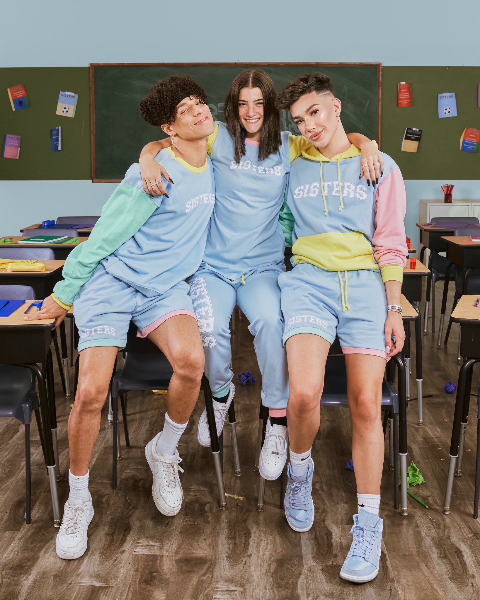 James Charles on X THE CLASSROOM COLLECTION FOUR Sisters Apparel limited edition collections are launching TOMORROW at 12PM PST Set your alarms get ready to shop on https t yrLGOkDgDR