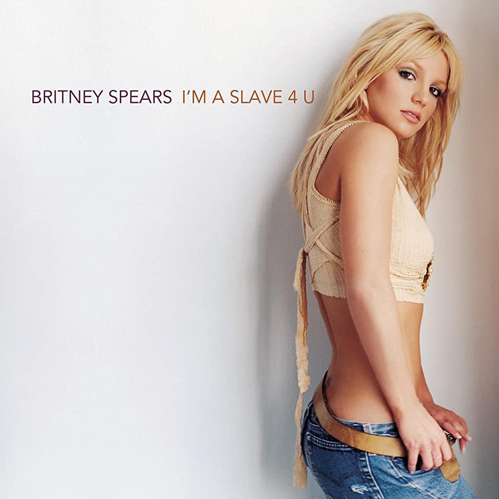 PopCrave's tweet photo. 19 years ago today, @BritneySpears released “I’m A Slave 4 U” as the lead single from her third album.

It reached the Top 10 in over 20 countries and peaked at #27 in the US. The track has become one of Spears’ signature hits and is remembered for its iconic #VMAs performance. https://t.co/3LmLAtG6Z0
