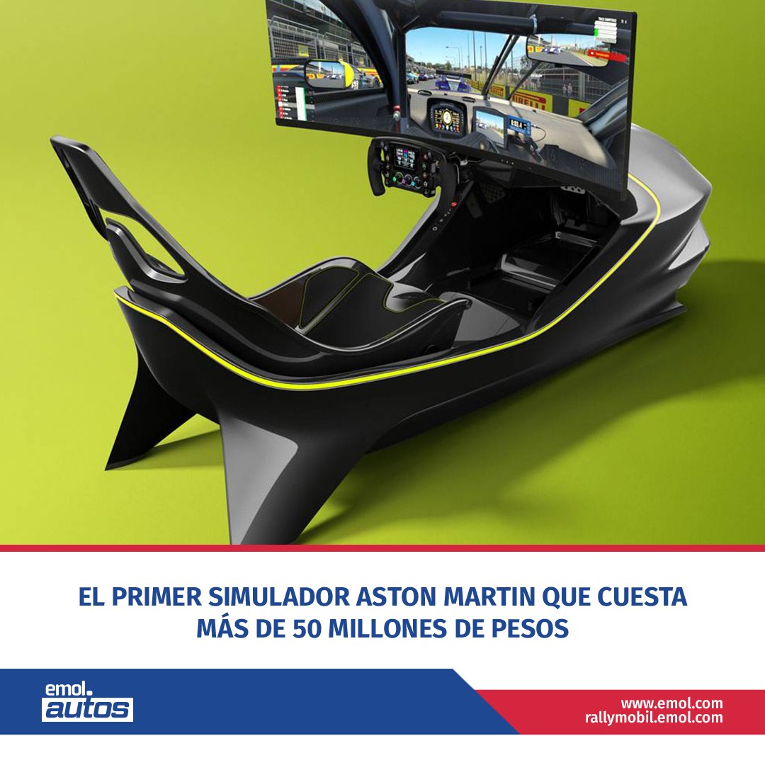 Aston Martin presentó un exclusivo simulador para los amantes de los videojuegos. Cuenta con un monocasco de fibra de carbono liviano y utiliza la última tecnología para brindar una experiencia de conducción completamente inmersiva. 🙌 🕹️ 🚘