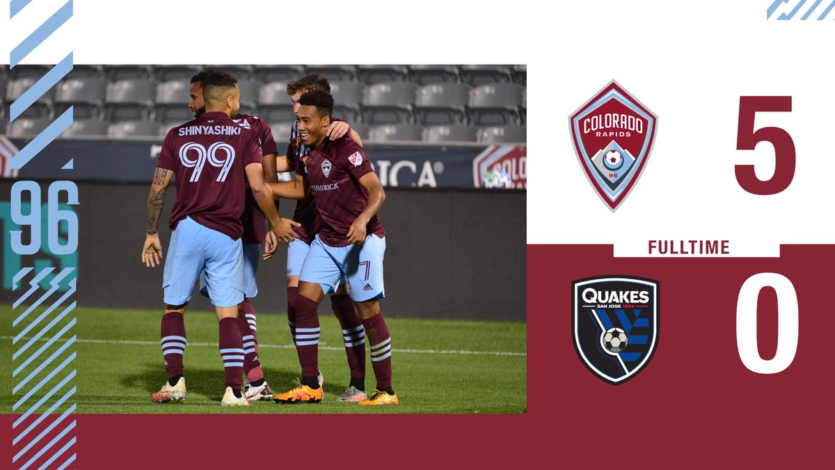 ColoradoRapids's tweet image. Five-oh.