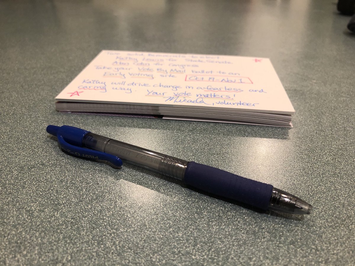micaela_hayes's tweet photo. Ready for tomorrow’s mail.  #PostcardsToVoters #FlipFL20 ⁦@BuckForPA⁩  #everylittlebitmatters https://t.co/mJERgK6L5e