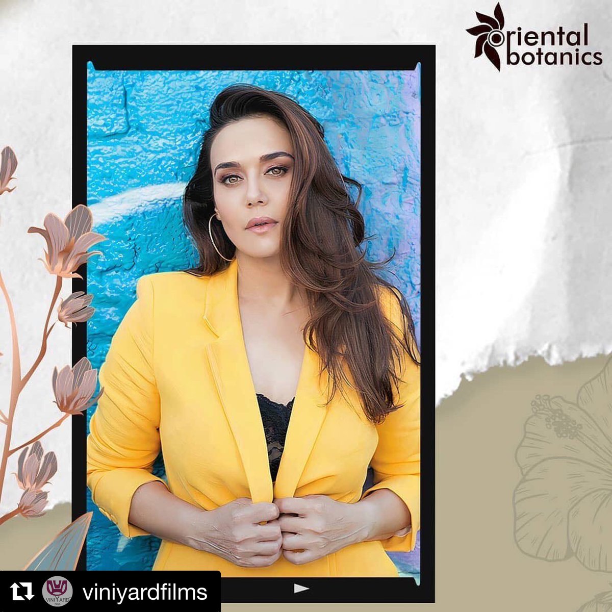 Oriental Botanics proudly presents Preity Zinta as our official Brand Ambassador for #OBHairCare 🌱 A deal facilitated by @ViniyardFilms Talent Division #Oriental #SkinCare #Skin #Range #Vegan #Natural #SkinCareRoutine #SkinCareProducts #viniyardfilms #PreityZinta