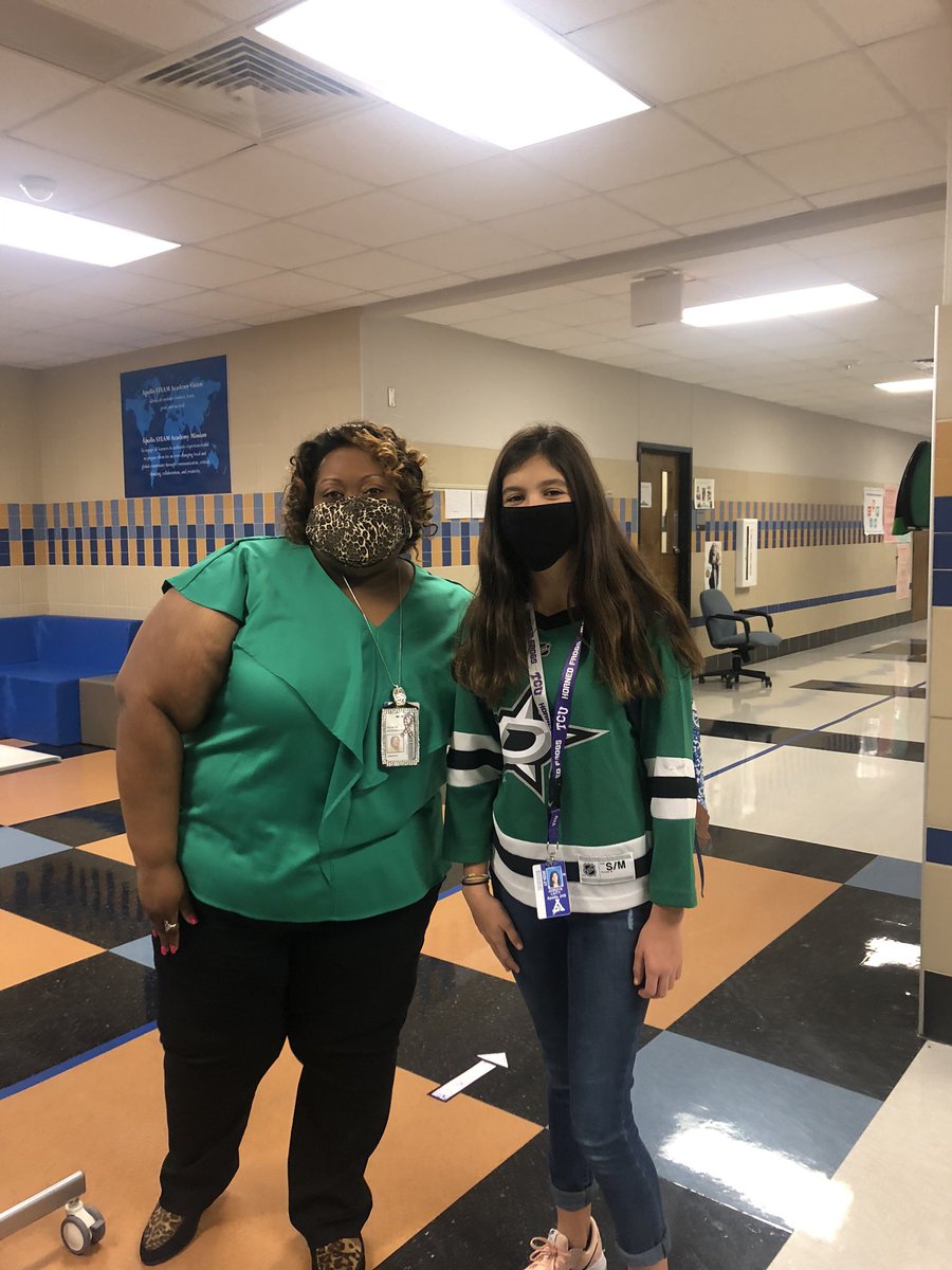 Yolanda Jackson-Gaither (@yolanda_gaither) on Twitter photo Supporting the <a href="/DallasStars/">Dallas Stars</a> today <a href="/Apollo_JH/">Apollo STEAM Academy</a>! #Apollogearup <a href="/MrsSGould/">Sarah Gould</a> <a href="/MrKTompkins/">Keith Tompkins</a> Supporting the <a href="/DallasStars/">Dallas Stars</a> today <a href="/Apollo_JH/">Apollo STEAM Academy</a>! #Apollogearup <a href="/MrsSGould/">Sarah Gould</a> <a href="/MrKTompkins/">Keith Tompkins</a>