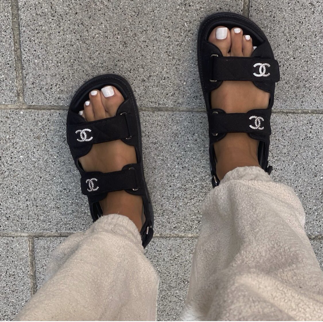 Kathryn on X: I need these Chanel birkenstock looking sandals in my LIFEEE   / X