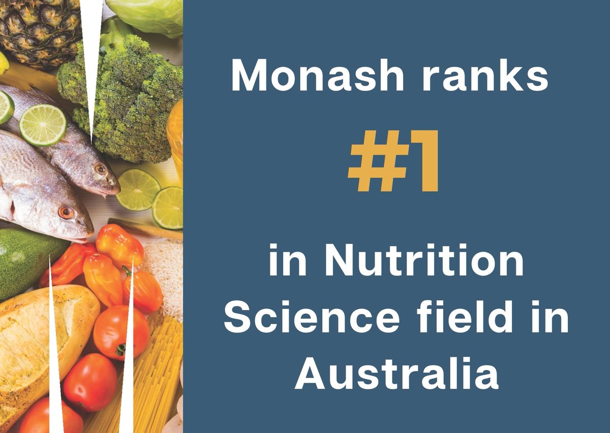 Monash Nutrition (@monashnutrition) on Twitter photo We are proud to announce that Monash University is the top Australian institution in the field of Nutrition Science, with the highest number of citations from research published in the top 20 journals in the last five years.
specialreports.theaustralian.com.au/1540291/ We are proud to announce that Monash University is the top Australian institution in the field of Nutrition Science, with the highest number of citations from research published in the top 20 journals in the last five years.
specialreports.theaustralian.com.au/1540291/