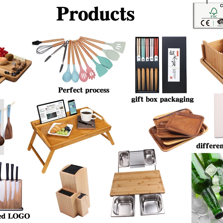 Lin8Ice's tweet image. Different styles bamboo wood kitchenware.