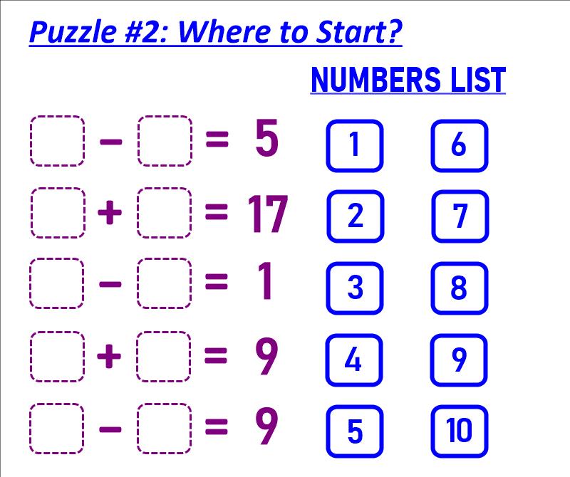 MrNiksMathClass's tweet photo. Try these Where to Start? Puzzles with your students to help them understand that for some math solutions knowing how to do a problem is not as important as where to begin and the path to take. https://t.co/EjfwDogsVe