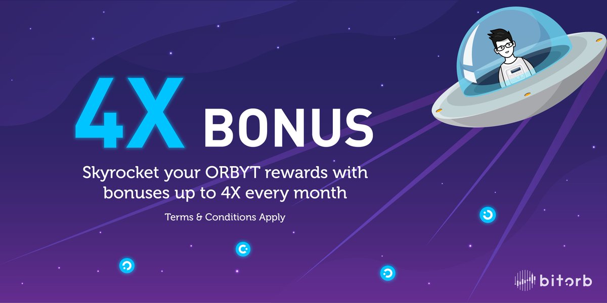 BitOrb_official's tweet photo. Multiply your rewards & win a share of 10 million $ORBYT tokens! 🚀🌟
➡️Learn how at https://t.co/omuOa23zk7
🌐Create a BitOrb account at https://t.co/wuBzMl0Yw4
#BitOrbPromo #ORBYTBonus #promotion #giveaway #crypto #cryptocurrency https://t.co/EqwYYfQtRe