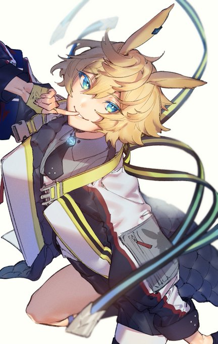 ウルサスの子供達来るらしいので前描いたレオンハルトくんまた貼ろ #アークナイツ  #明日方舟 