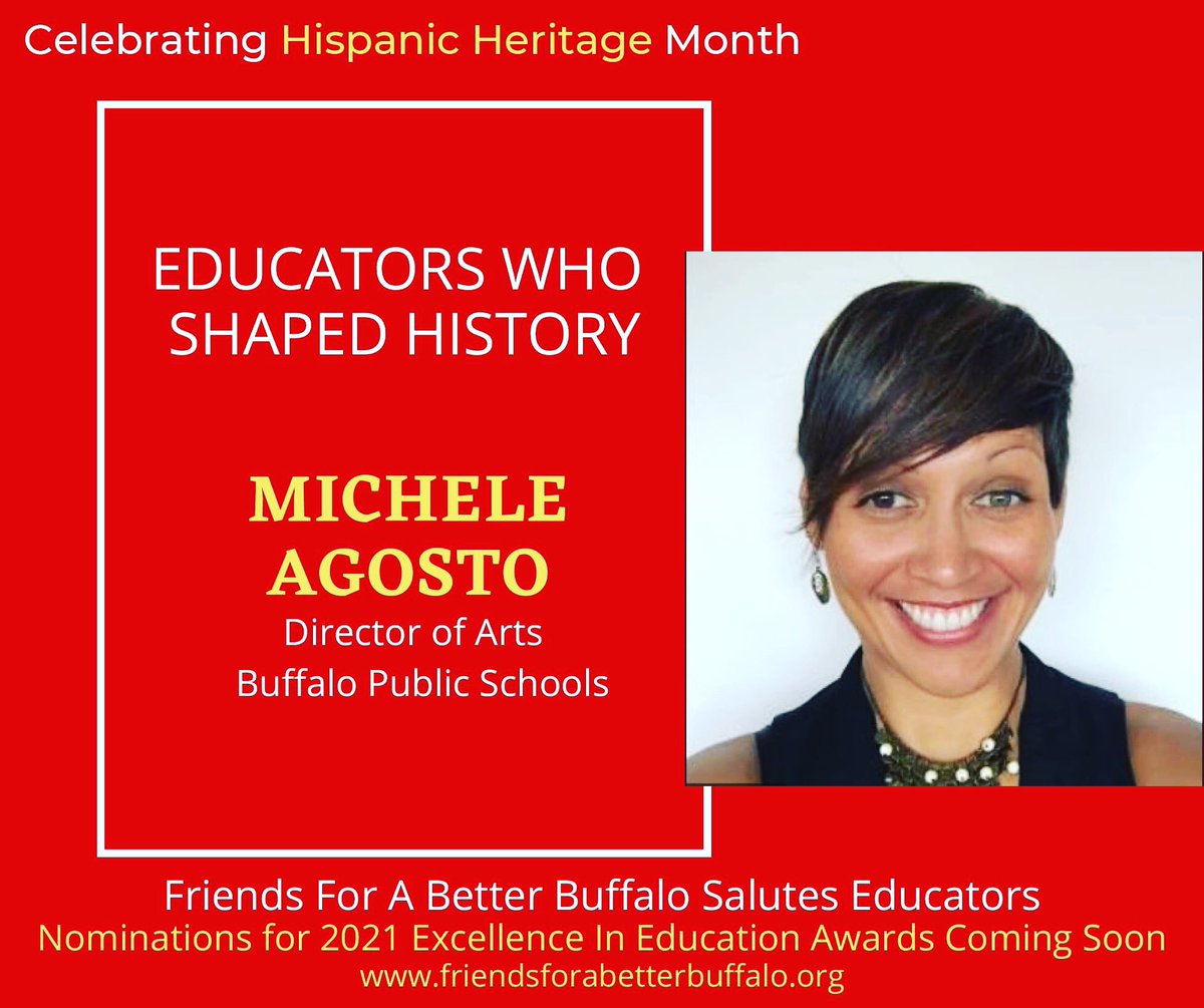 MAgostoBPSarted's tweet photo. Thanks to Friends for a Better Buffalo for the surprise recognition! I’m proud to serve the young people, families & teachers in our great district @Buffalo_Schools in beautiful Buffalo. I do❤️my work! Wepa!#bpsartworks #friendsforabetterbuffalo #hhm2020 #latinasineducation https://t.co/lSq0N2qSue