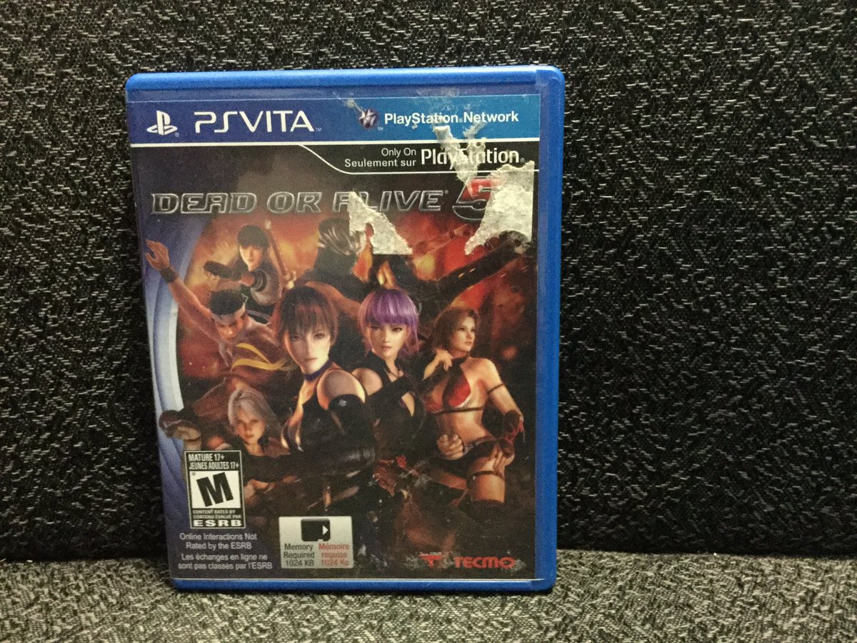 J2VThaGamer's tweet photo. Dead Or Alive 5 Plus has a nice roster of characters although, the ultimate version is by far the best. Nice for the time #doa5plus #gamer #gaming #psvita #psvitacollection #vitaisland #GamersUnite https://t.co/3UuPF2vOIi