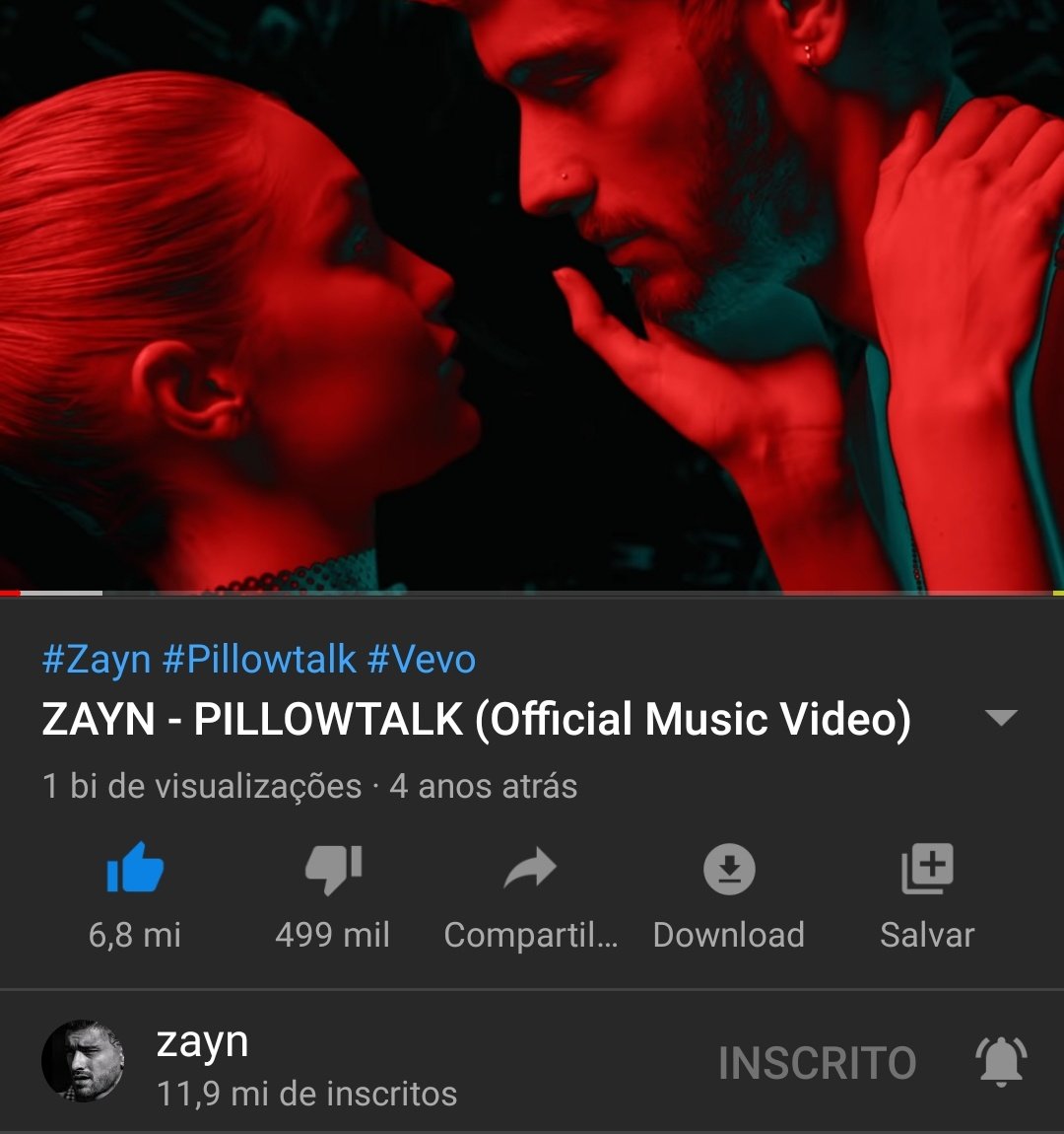 zaynwild's tweet image. EU NEM SURTEI COM PILLOWTALK BATENDO 1 BILHÃO DE VISUALIZAÇÕES. 

ELE MERECE TANTO, EU ESTOU TÃO ORGULHOSA!!! #PillowTalkTo1B