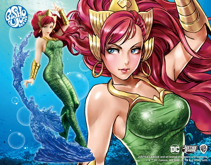 コトブキヤの「DC COMICS美少女メラ」フィギュアの受注が始まったらしいです!元イラストを描きました。https://t.co/9nIfMq8TrG 