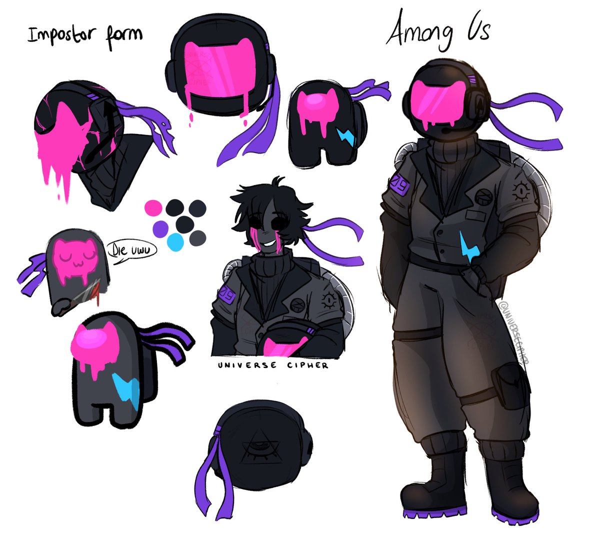 UniverseCipher's tweet photo. I blame everyone 
Specially twitter 
✨
#AmongUs #amongusfanart #amongusart #AmongUsSona https://t.co/0hCYZx4nsy