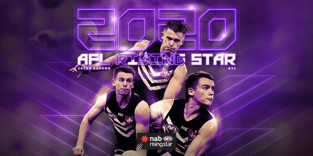 Fremantle Dockers On Twitter The 2020 Nab Afl Rising Star Caleb Serong Foreverfreo Aflawards