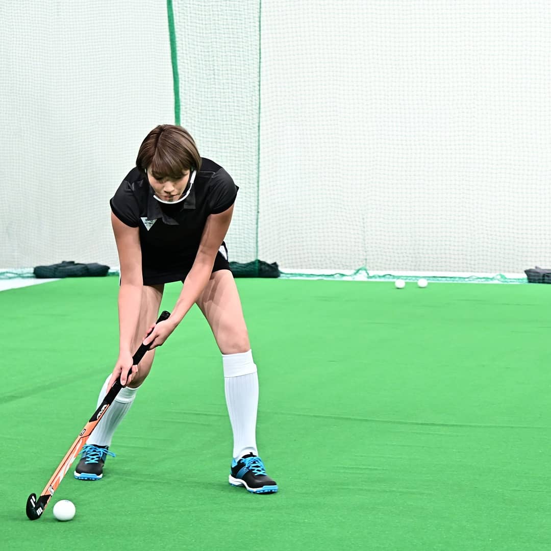 関係者もざわめいた⁉️ 狩野舞子さん🏑ホッケーGKに初挑戦です
