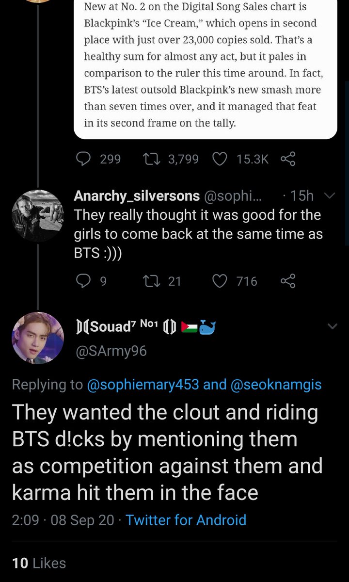 The way she only said she wanted to help other groups break into o other countries& #39; markets and they did all of this... Making fun of their mistreatment but they are mistreated only when it fits their narrative.