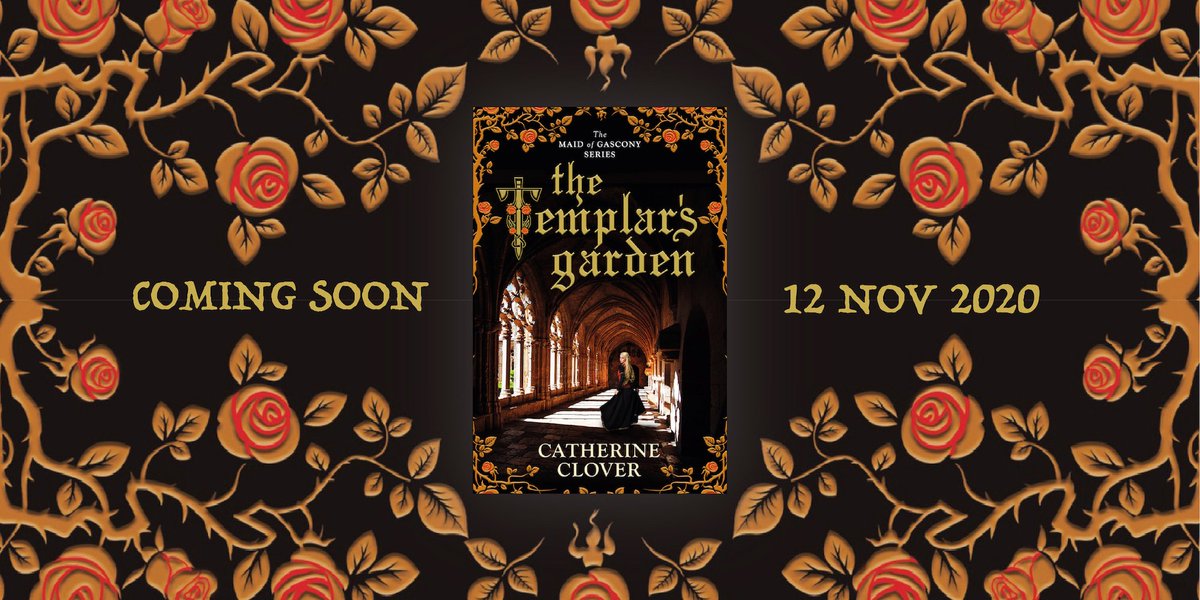 🌹#CoverReveal🌹

We're beyond thrilled to finally share with all of you the official cover of THE TEMPLAR'S GARDEN, the first book in The Maid of Gascony trilogy by the wonderful <a href="/catherinealette/">Dr Catherine Clover</a>!  

Coming your way this November 🌹 
#HistoricalFiction bit.ly/3kKAiNW