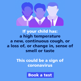 Rishworth1724's tweet photo. The NHS has provided all schools with the attached infographics to share with parents and guardians, which provides clear guidance on coronavirus symptoms and when testing is required. Please share.  #staysafe https://t.co/tsXEDlzjGs