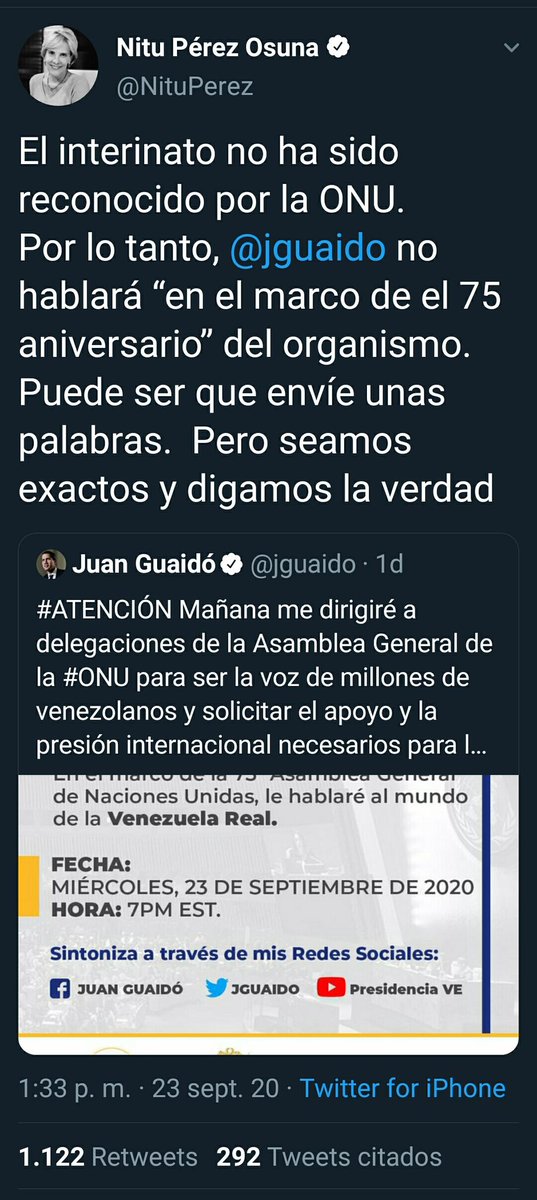 AvFenix_'s tweet photo. Estaba bien informada y clarita la Nitu, casi q ni se peló... 👀 Por andar en su afán, el de los #mariacorinos y los #antitoaverga en dejar mal parado a el Presidente (e) @jguaido ... Sigan parándole a los q quieran echar vaina en vez de ayudar. Ponganse en el camino correcto. https://t.co/tgiuLgV39D