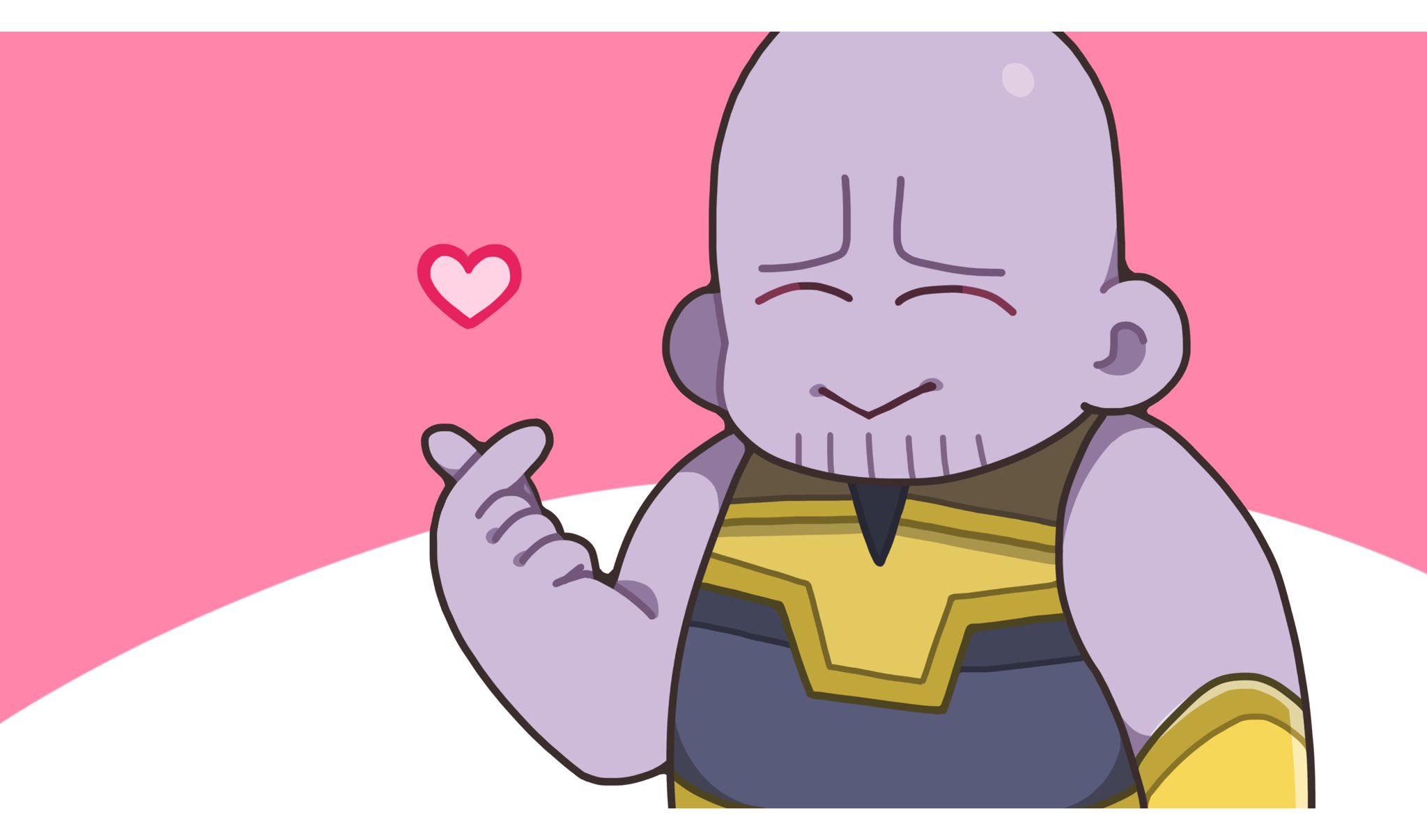 Zono サノスの指ハート