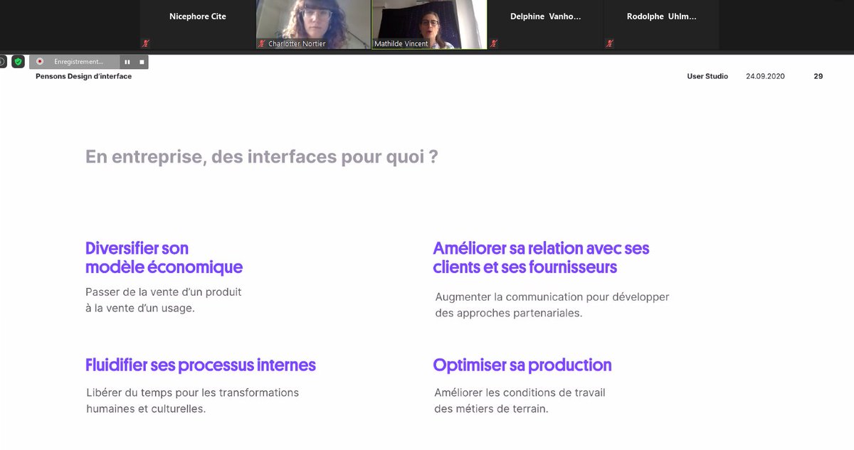 NicephoreCite's tweet photo. [ Webinaire ]
L'importance de bien penser le #designinterface au sein de votre société avec User Studio 👇 
#pensonsdesign #servicesdesign #digitalisation #experiencecollaborateur https://t.co/3XbtUiyBjA