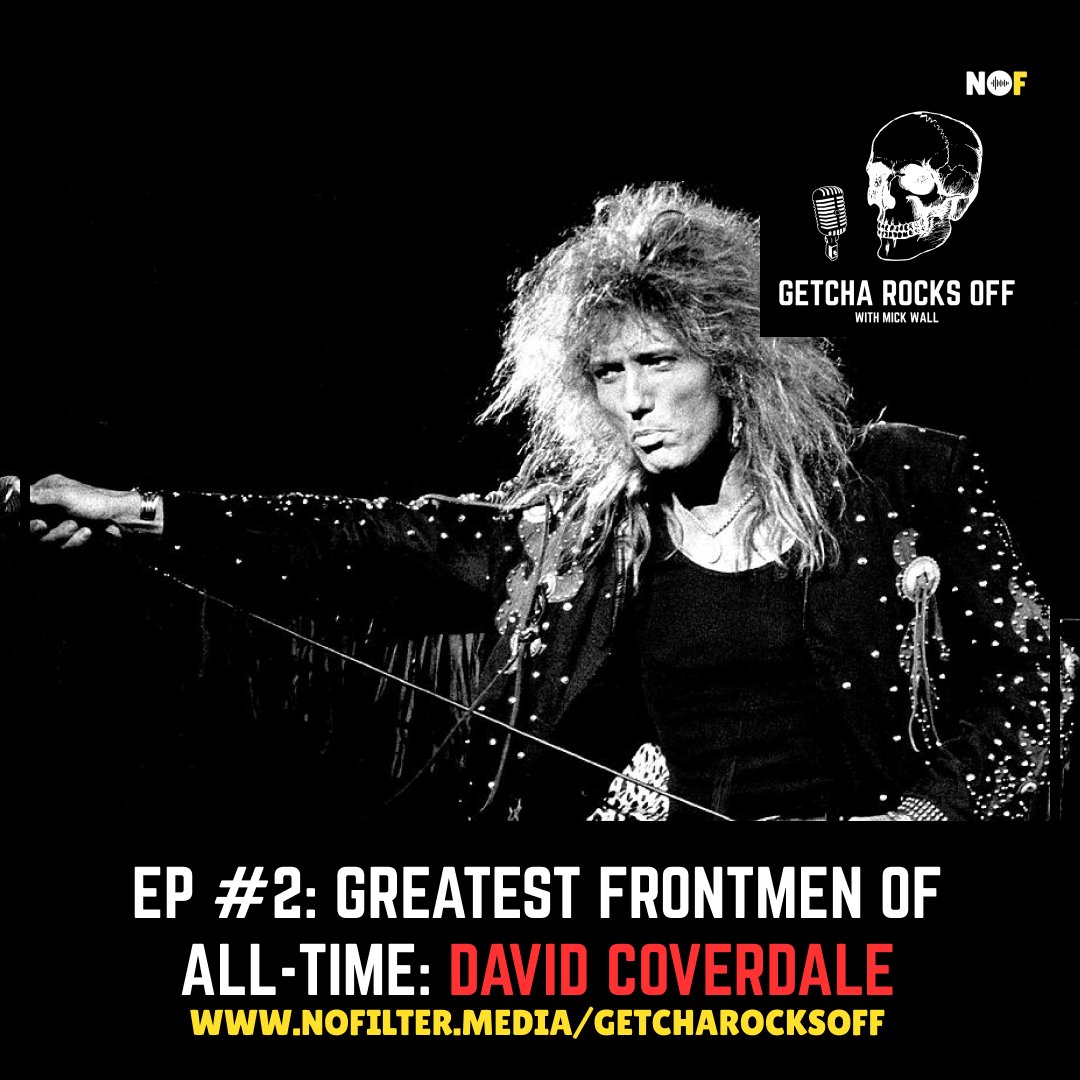 thenofilternet's tweet photo. In the sophomore episode of #GetchaRocksOff, Mick and Jon Hotten introduce the first in their series of episodes on greatest frontmen of all-time, and they tackle the one and only Mr @DavidCoverdale of @Whitesnake and @DeepPurple fame. 

Fnd us online at https://t.co/v5ZtVACVwX https://t.co/dRDE9g4EUz