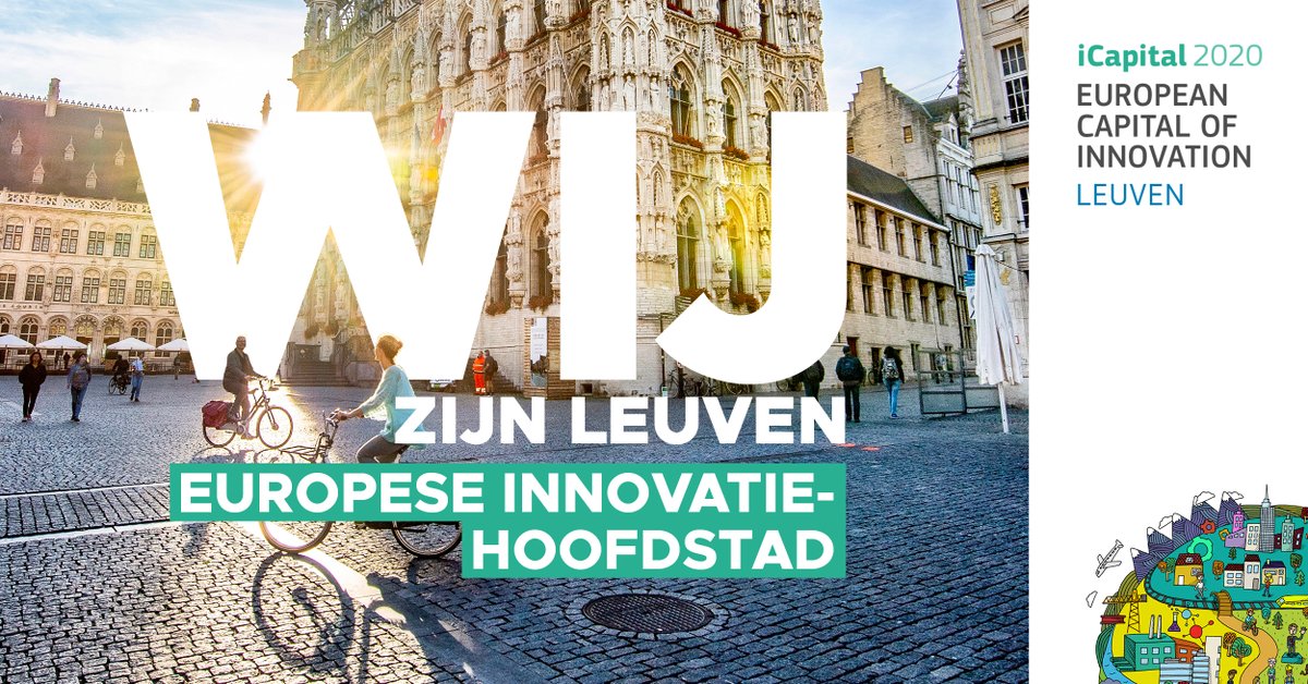Ontzettend trots dat Leuven verkozen is tot European Capital of Innovation, voor de manier waarop we vernieuwen en samenwerken om het leven in onze stad te verbeteren met én voor iedereen. We did it! #iCapitalAwards #RIdaysEU
