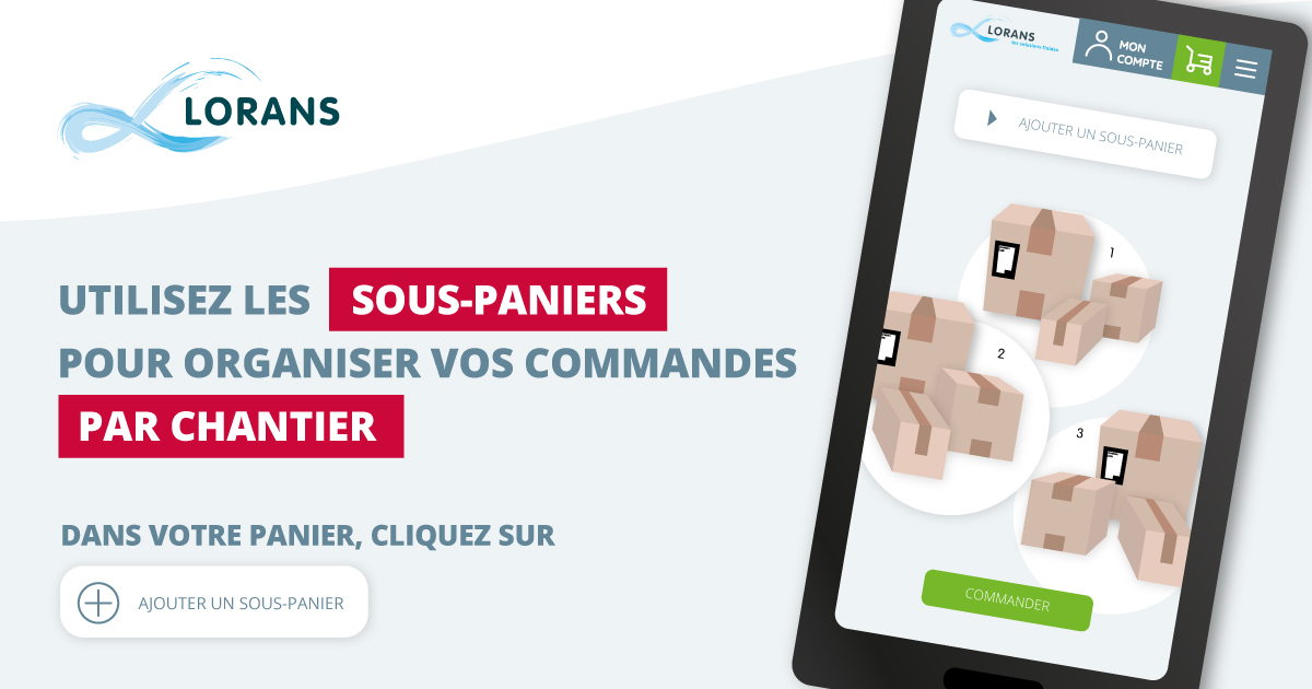 pme_lorans's tweet photo. LES SERVICES LORANS
Grâce aux sous-paniers, organisez votre #panier en fonction de vos compagnons, de vos chantiers, ... 
Le tout sera ensuite groupé en une #commande ! https://t.co/LD25vhkz6x