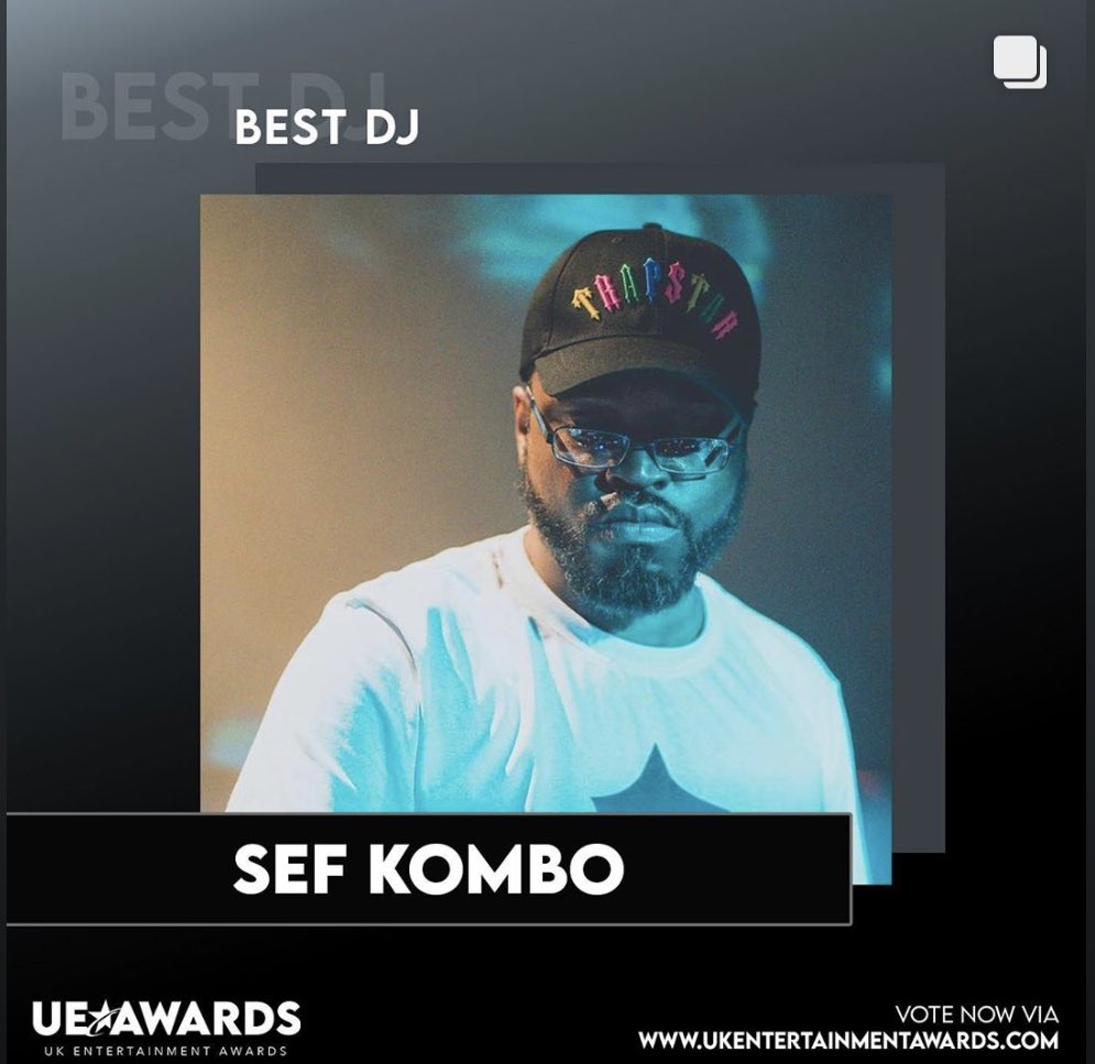 Sooooo

Iv been nominated for Best DJ 2020 at the U.K. Entertainment Awards 🙌🏾 if you’d like to vote the link is below.. thank you and good luck to all!

ukentertainmentawards.com/vote