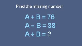 NTA_NEET_JEE's tweet photo. Can you solve this equation? Comment with your answers in the section below!
#Puzzle #FindMissingNumber https://t.co/Pdjv6yrSeL