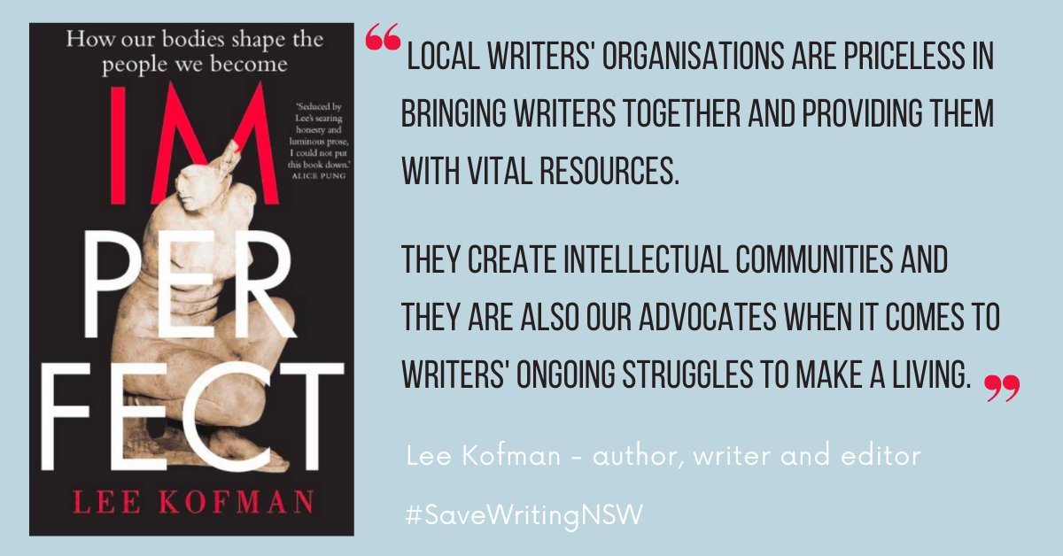 writingNSW's tweet photo. We are so lucky to have supporters like @LeeKofman in our community ❤️
#SaveWritingNSW #SupportWriters #WritingNSW #WritingCommunity https://t.co/De1tMWTqXS