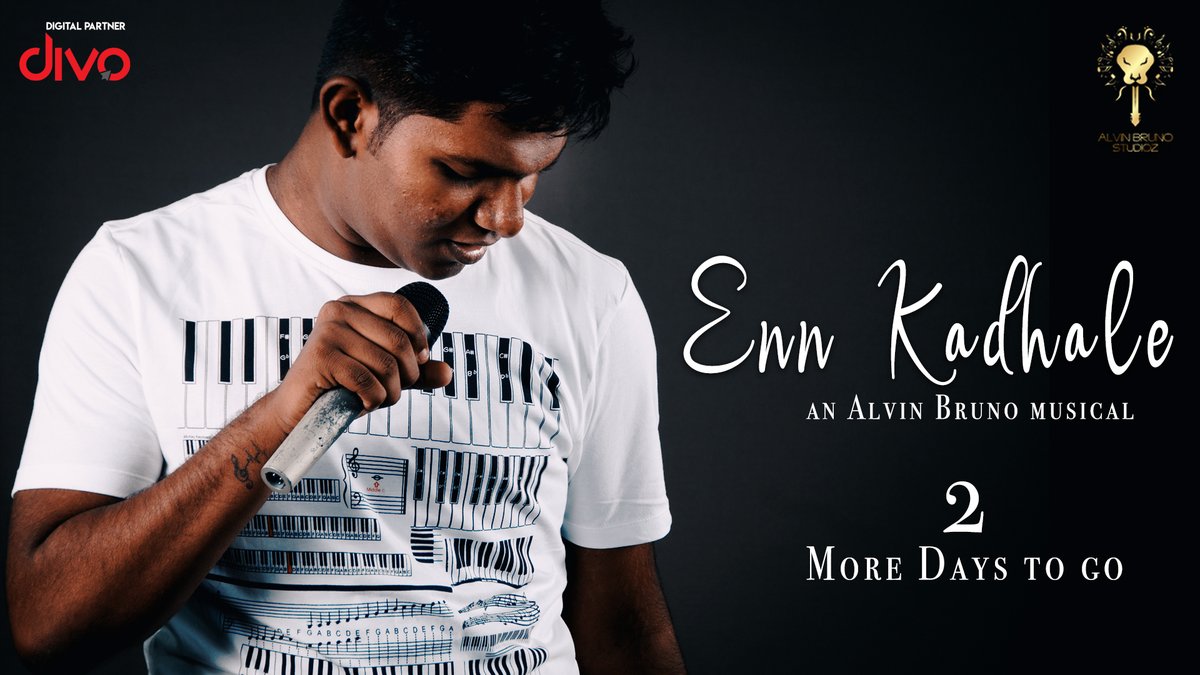 Divo (@divomovies) on Twitter photo Alvin Bruno's 'Enn Kadhale' 🎶A musical treat to reach your ears in 2 Days. A tale by <a href="/DenzelGeorge348/">Denzel george</a> Directed by <a href="/DanielTerrance/">Terrance</a>
#Ennkadhale #Alvinbrunomusical <a href="/AlvinBruno_ABS/">Alvin Bruno</a> Alvin Bruno's 'Enn Kadhale' 🎶A musical treat to reach your ears in 2 Days. A tale by <a href="/DenzelGeorge348/">Denzel george</a> Directed by <a href="/DanielTerrance/">Terrance</a>
#Ennkadhale #Alvinbrunomusical <a href="/AlvinBruno_ABS/">Alvin Bruno</a>