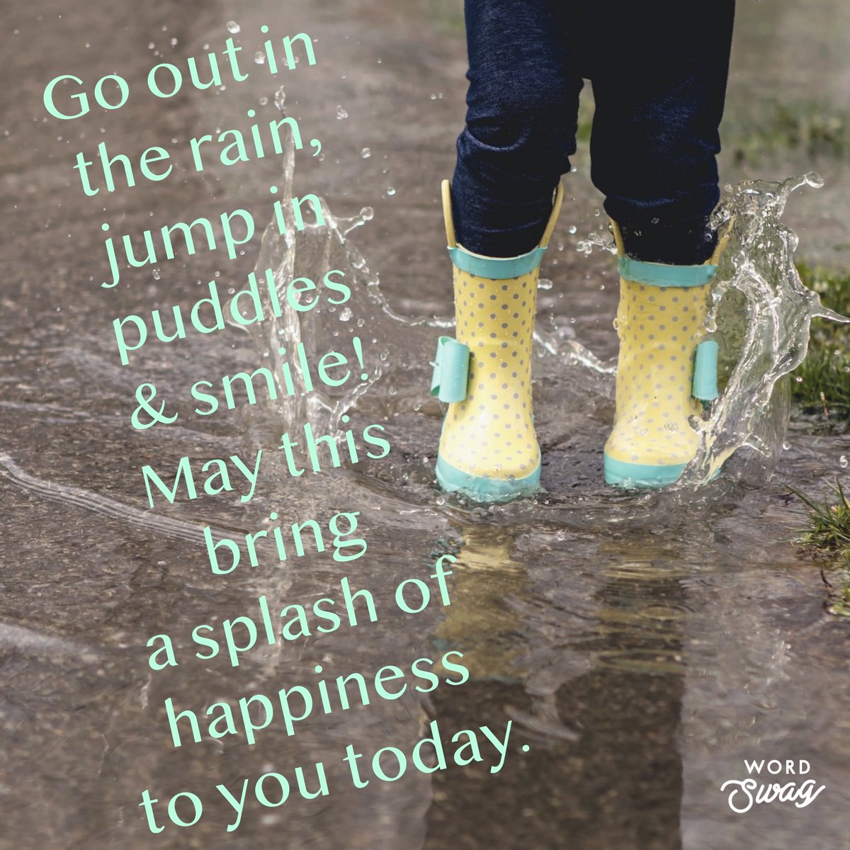 #rain#puddles #smile #splashofhappiness