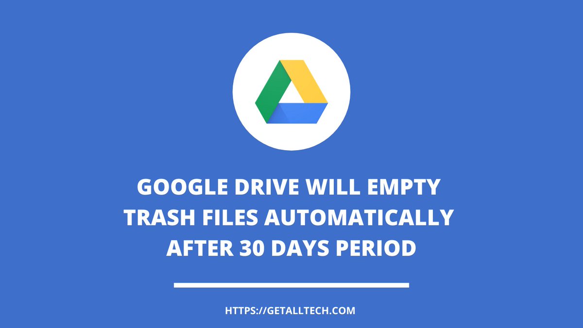 getalltech's tweet photo. Check this article to know that the latest #GSuite #update where #Google will #Empty #trash #files and #folders automatically from My #Drive files after #30days to help users free up space in the cloud platform.
#JeffVanGundy
READ MORE https://t.co/ztUZ0lrB23 https://t.co/4XLcNz4qWa