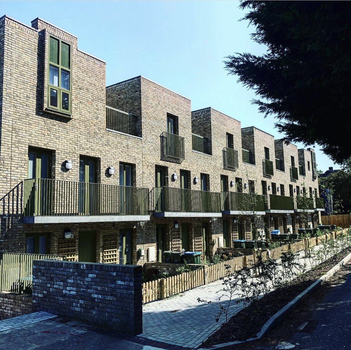 We just finished 30 or so Council Houses in Sandpit Place, Greenwich