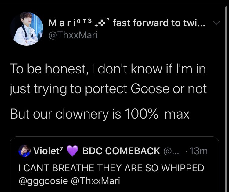 ah yes mari saying she wants to protect goose peak geonhak behaviour