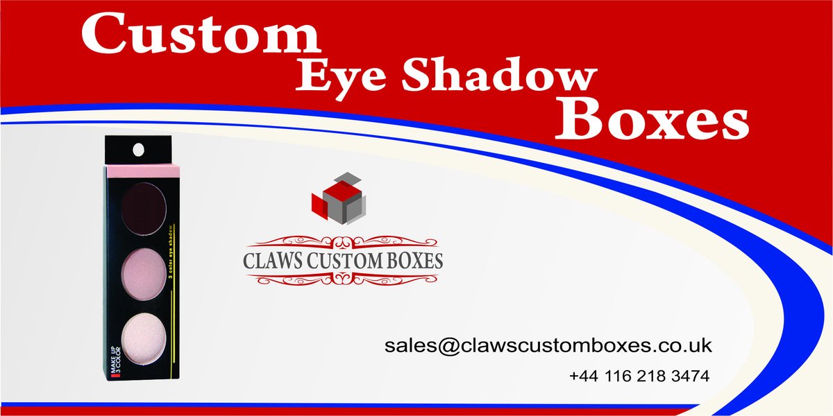 clawsltd's tweet image. Custom Eyeshadow Boxes: Eyeshadows are one of the most used products in the cosmetics industry.
Read More:bit.ly/2X4Mf7q
Email at: sales@clawscustomboxes.co.uk
Call to Order: +44 116 218 3474
#Customboxes #PrintedEyeShadowboxes #CustomEyeShadowBoxes