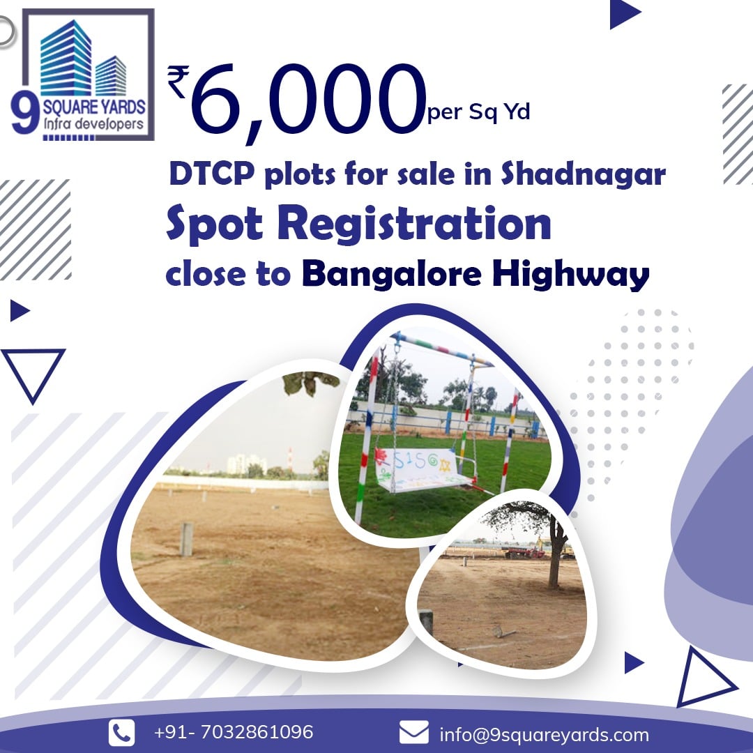 BhanuAssociate's tweet image. DTCP Approved layout plot for sale at Hyd with clear Title Range start from 6K, within 6 months Hurry up! 
More: +91-7032861096 | 9640432934
#9squareyards #openplotforsale #openplotathyderbad #plotatshadnagar #plotsatkothur #plotatmaheswaram #plotsatyadadri #openplotsforsaleinhyd