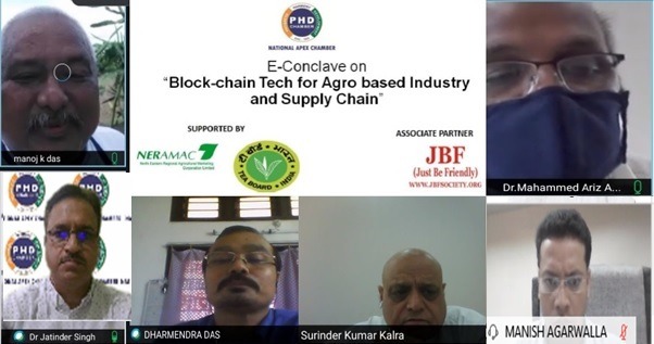 PhdcciNer's tweet photo. PHD Chamber NER Chapter in association with @neramac, @teaboardofindia and JBF (India) Trust organised an “E-Conclave on Block Chain Technology in Agro Based Industry and Supply Chain” on 21st September 2020.
#blockchain
#phdcci
#neramac
#teaboardindia https://t.co/jv9Vu4tJfO