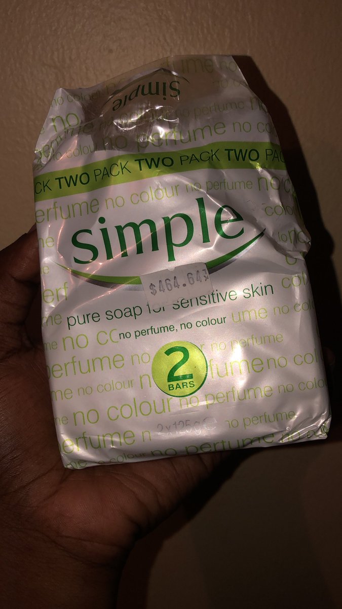 He recommended that I use this soap on my face for 2 weeks. (The price is on the packaging. 2 soap bars come in there)