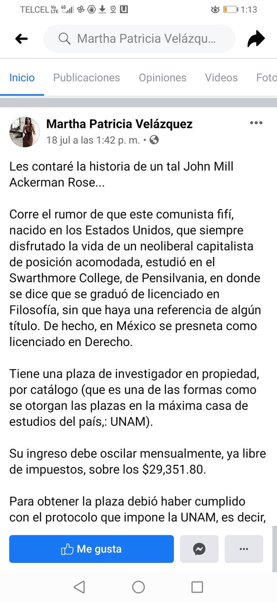 Y que no se enoje que la ventaneen, pues a eso mismo se dedica ella...