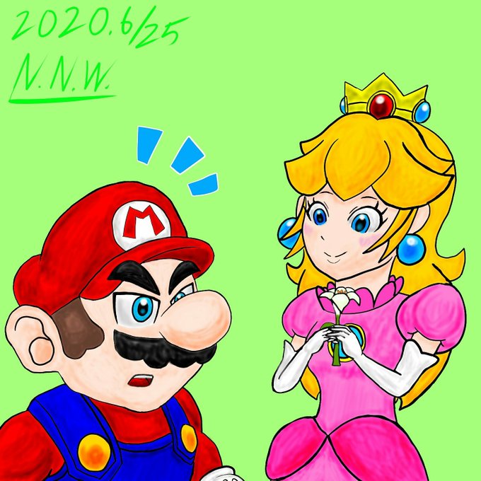 このピーチを見た人は手持ちのピーチイラストを張ってマンマミーヤするのtwitterイラスト検索結果