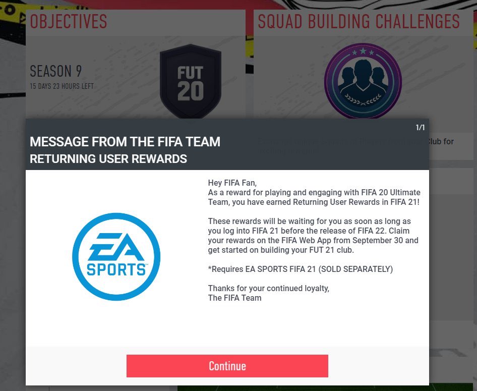 TickFifaa's tweet photo. Web-App Release 30.9 confirmed!
Hypeee🔥

#FIFA21 #fifa #fut #easports #webapp https://t.co/kGzvZVxpHW