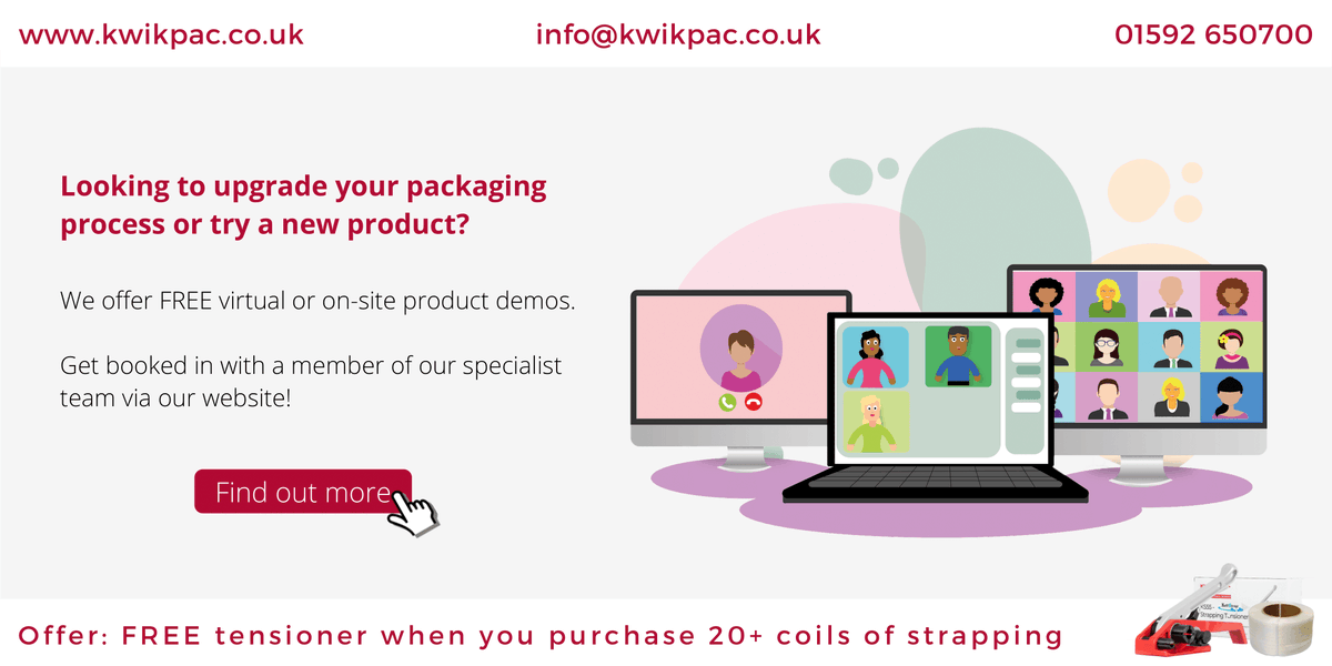 KwikpacLtd's tweet photo. Speak to our specialist team for tailored product recommendations, samples, and bespoke solutions for businesses of any size. 

Book a meeting at https://t.co/1pUNfPybs3 or call our team on 01592 650700.

#Logistics #ManufacturingUK #GBmfg #ukmanufacturing #SMEUK #UKHashtags https://t.co/lSFmiSJJZf