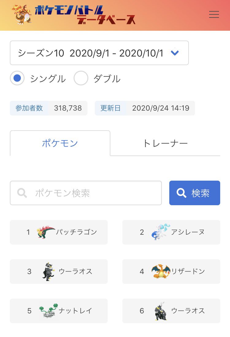 ポケモン 使用率 30位以下 558691-ポケモン 使用率 30位以下